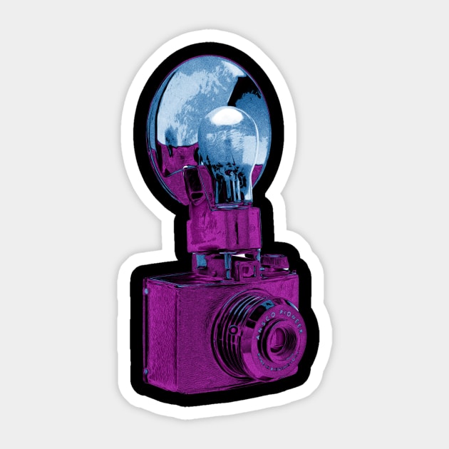 Vintage Camera #5 Sticker by UNALONEAPPAREL